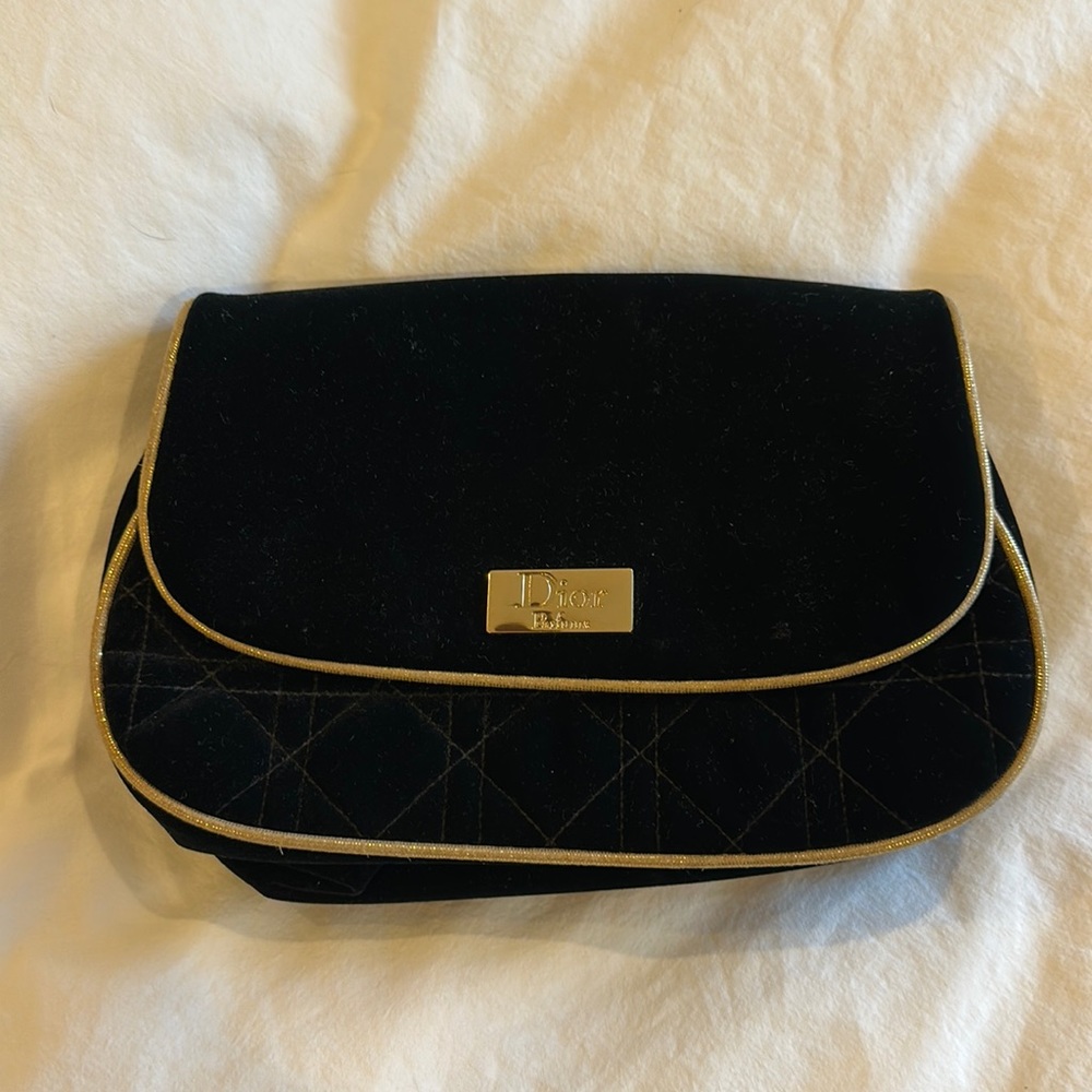 Christian Dior Velvet Clutch